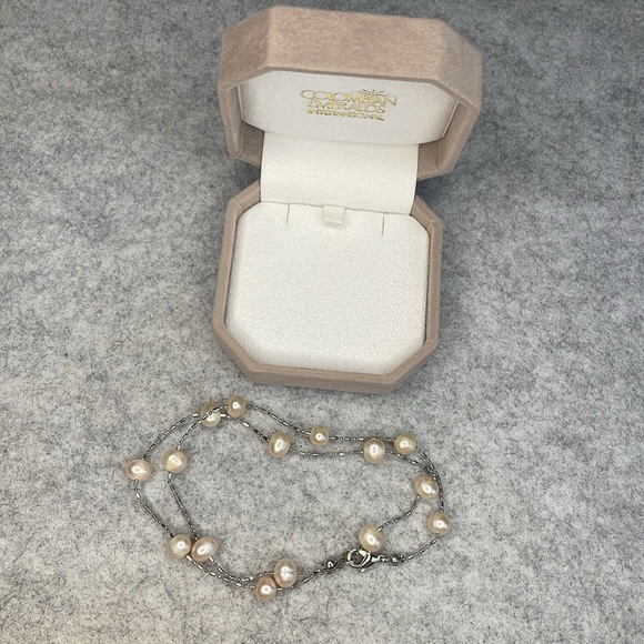 Colombian Emeralds international - Pearl necklace - Picture 5 of 6